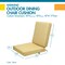Classic Accessories Weekend 36" x 18" x 3" Dining Chair Cushions, Straw CSWCH36183 - alternate 5